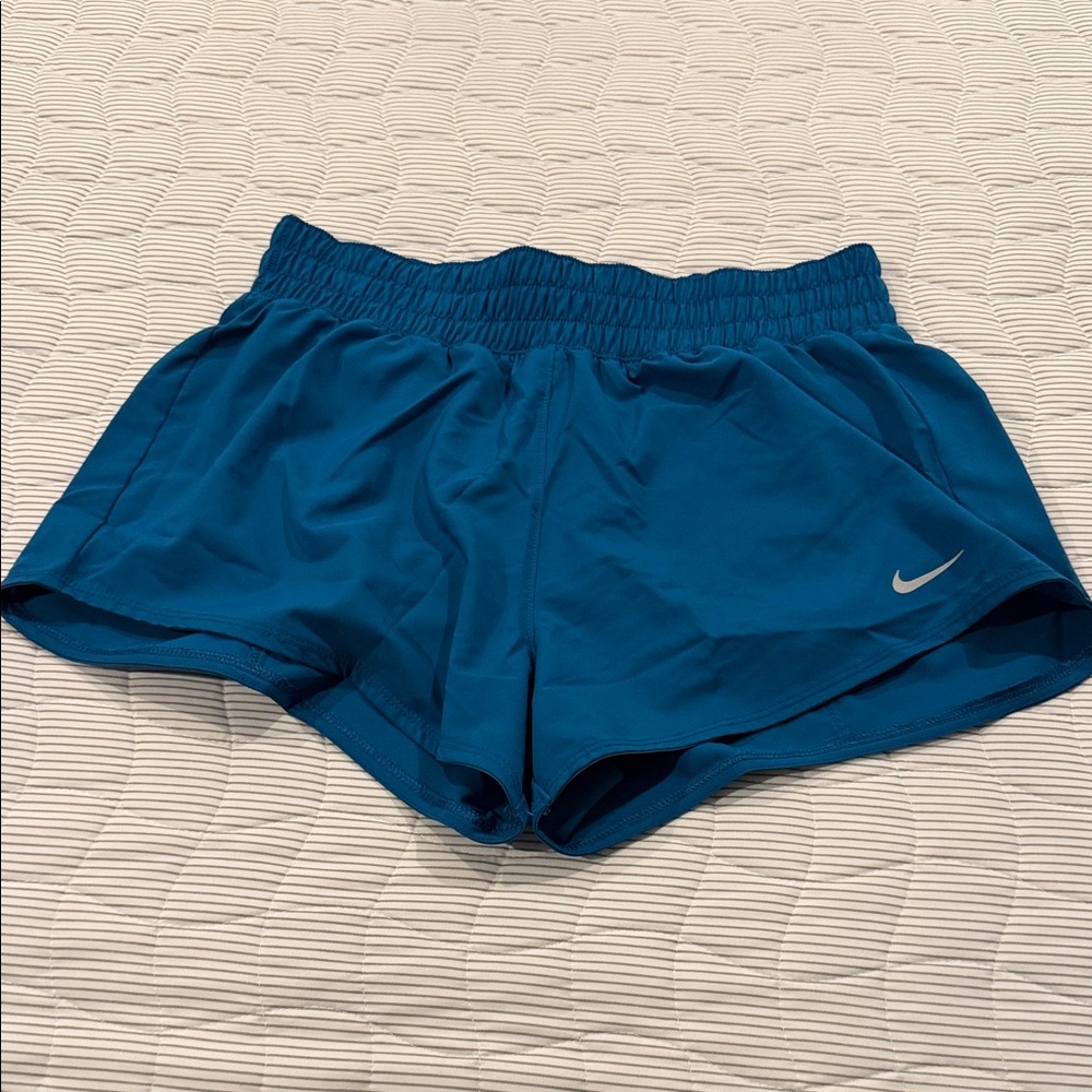 Nike Teal/Blue Women's Lightweight Athletic Shorts